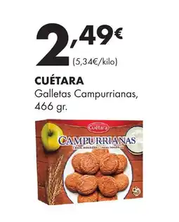 Supermercados Lupa CUÉTARA Galletas Campurrianas oferta
