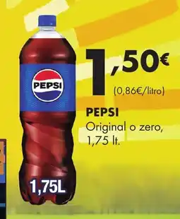 Supermercados Lupa PEPSI Original o zero oferta