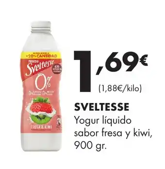Supermercados Lupa SVELTESSE Yogur líquido sabor fresa y kiwi oferta