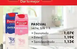 Supermercados Lupa PASCUAL Leche oferta