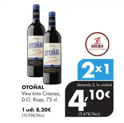 Supermercados Lupa OTOÑAL Vino tinto Crianza, D.O. Rioja oferta