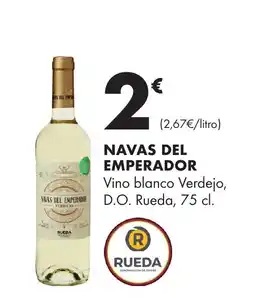 Supermercados Lupa NAVAS DEL EMPERADOR Vino blanco Verdejo D.O. Rueda oferta
