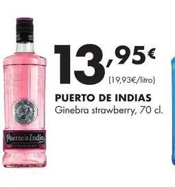 Supermercados Lupa PUERTO DE INDIAS Ginebra strawberry oferta