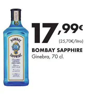 Supermercados Lupa BOMBAY SAPPHIRE Ginebra oferta