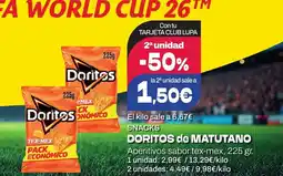 Supermercados Lupa DORITOS Snacks de matutano oferta