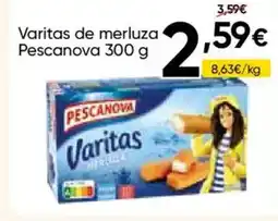 FROIZ PESCANOVA Varitas de merluza oferta