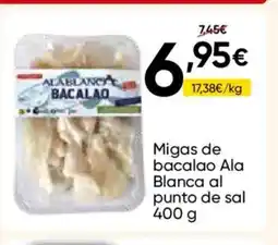 FROIZ Migas de bacalao Ala Blanca al punto de sal oferta