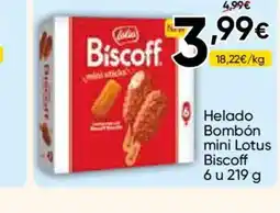 FROIZ LOTUS BISCOFF Helado Bombón mini oferta