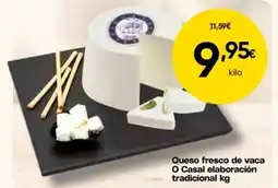 FROIZ Queso fresco de vaca O Casal elaboración tradicional oferta
