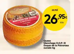 FROIZ Queso Manchego D.O.P. EI Duque de la Polvorosa curado oferta