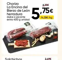 FROIZ Chorizo La Encina del Bierzo de León herradura oferta