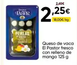 FROIZ EL PASTOR Queso de vaca fresco con relleno de mango oferta