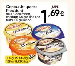 FROIZ PRÉSIDENT Crema de queso oferta