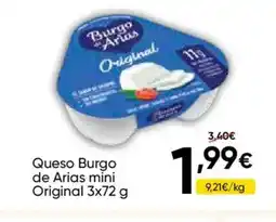 FROIZ BURGO DE ARIAS Queso mini Original oferta