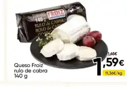 FROIZ FROIZ Queso rulo de cabra oferta