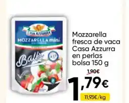 FROIZ CASA AZZURRA Mozzarella fresca de vaca en perlas bolsa oferta