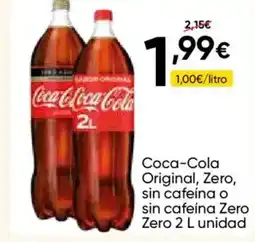 FROIZ COCA-COLA Original, Zero, sin cafeína o sin cafeína Zero Zero oferta