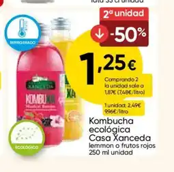 FROIZ CASA XANCEDA Kombucha ecológica oferta