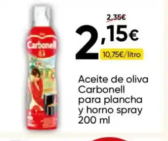 FROIZ CARBONELL Aceite de oliva para plancha y horno spray oferta