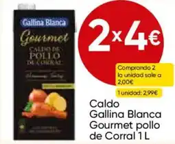 FROIZ GALLINA BLANCA Caldo Gourmet pollo de Corral oferta