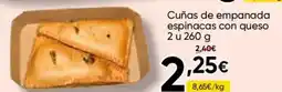 FROIZ Cuñas de empanada espinacas con queso oferta