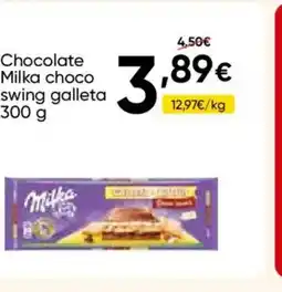 FROIZ MILKA Chocolate choco swing galleta oferta