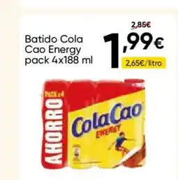 FROIZ COLA CAO Batido Energy oferta