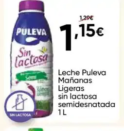 FROIZ PULEVA Leche Puleva Mañanas Ligeras sin lactosa semidesnatada oferta