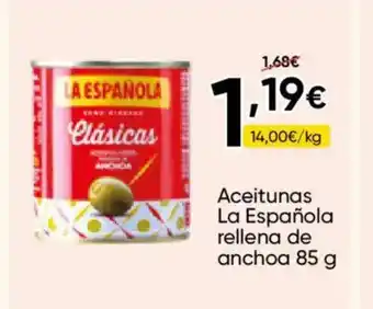 FROIZ LA ESPAÑOLA Aceitunas rellena de anchoa oferta