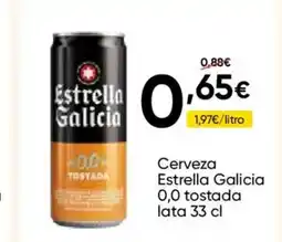 FROIZ ESTRELLA GALICIA Cerveza 0,0 tostada lata oferta
