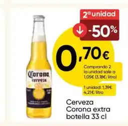 FROIZ CORONA Cerveza extra botella oferta