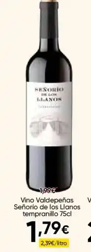 FROIZ SEÑORIO DE LOS LLANOS Vino Valdepeñas oferta