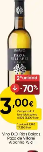 FROIZ PAZO DE VILLAREI Vino D.O. Rías Baixas oferta