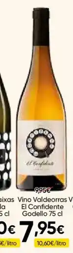 FROIZ EL CONFIDENTE Vino Valdeorras Godello oferta