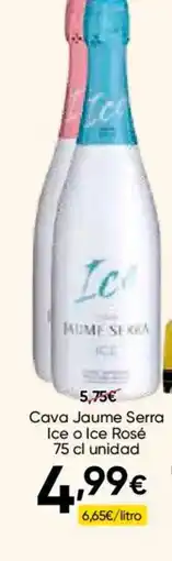 FROIZ Cava Jaume Serra Ice o Ice Rosé oferta