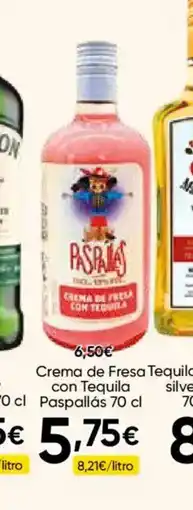 FROIZ PASPALLÁS Crema de Fresa Tequila con Tequila silver oferta