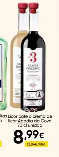 FROIZ ABADIA DA COVA Licor café o crema de reposado licor oferta