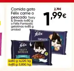 FROIZ FÉLIX Comida gato carne o pescado oferta