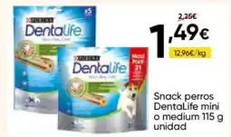 FROIZ DENTALIFE Snack perros o medium oferta