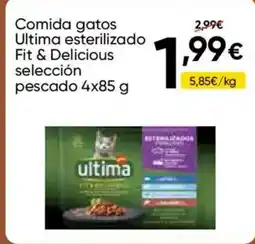 FROIZ ULTIMA Comida gatos esterilizado selección pescado oferta