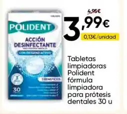 FROIZ POLIDENT Tabletas limpiadoras formula limpiadora para prótesis dentales 30 u oferta