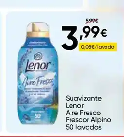FROIZ LENOR Suavizante Aire Fresco Frescor Alpino 50 lavados oferta