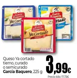 Unide Market GARCIA BAQUERO Queso Ya cortado tierno, curado o semicurado oferta