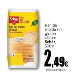 Unide Market SCHÄR Pan de molde sin gluten clásico oferta