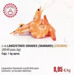Abordo Langostinos grandes oferta