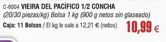 Abordo Vieira del pacifico 1/2 concha oferta