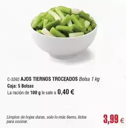 Abordo Solo - ajos tiernos troceados oferta