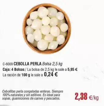 Abordo Ideal - cebolla perla oferta