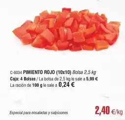 Abordo Pimiento rojo oferta