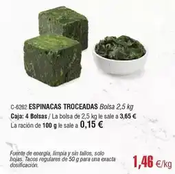 Abordo Solo - espinacas troceadas oferta